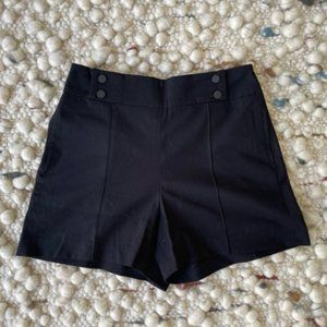 Black High Waist Shorts | Zara
